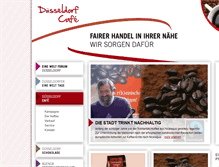 Tablet Screenshot of duesseldorf-cafe.de